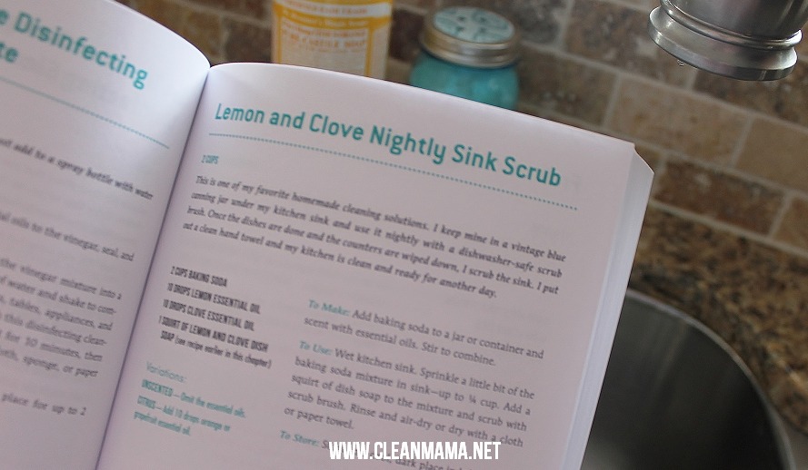Lemon & Clove Nightly Sink Scrub via Clean Mama